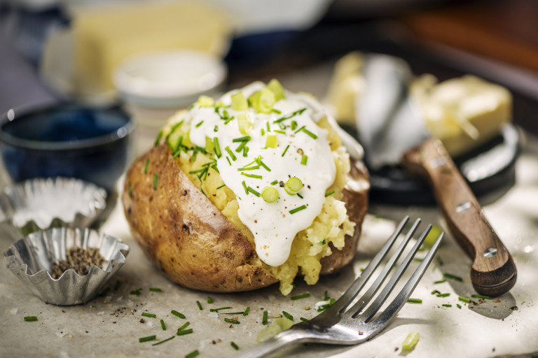 Или вегетариански вид със сметана