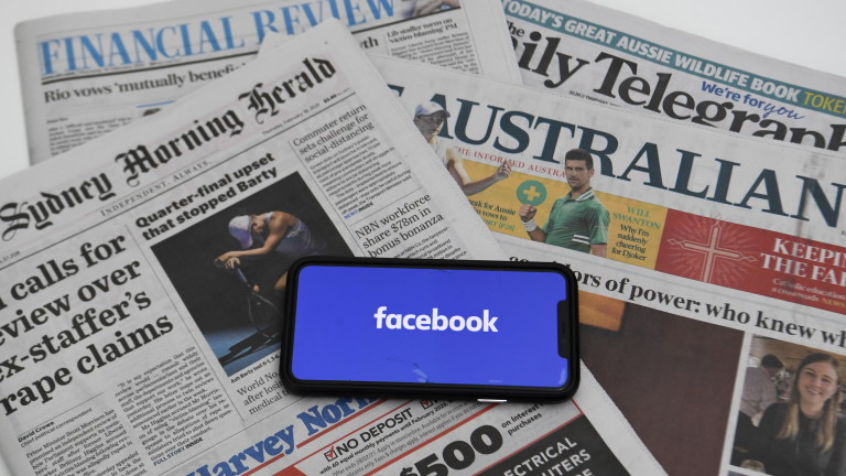 "Фейсбук" с издънка - блокира и профили на правителството на Австралия