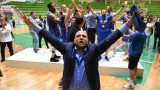 Шампионите от Левски Лукойл отпразнуваха уместно купата 