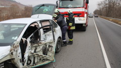 Петима загинаха при челна катастрофа на пътя Пловдив-Пазарджик