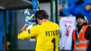 Вратарят на Славия и на националния отбор Георги Петков стана