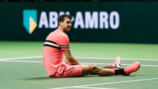 Участието на Григор Димитров на турнира в Ротердам продължава днес