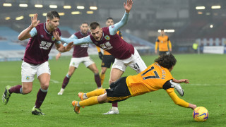 Бърнли победи беззъбия Уулвърхямптън