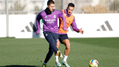 Чуамени и Азар подновиха тренировки за Реал (Мадрид)