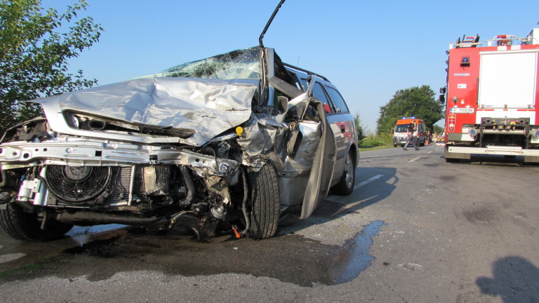 Верижна катастрофа затруднява движението между Ахелой и Каблешково