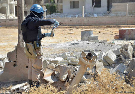 Сирийски бунтовници са атакували два пъти конвой с химически оръжия