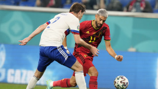 Белгия - Русия 3:0 (Развой на срещата по минути)