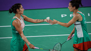 Европейските шампионки по бадминтон Стефани Стоева и Габриела Стоева отпаднаха