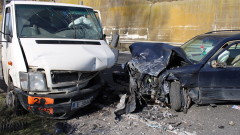 Катастрофа с пострадала жена затвори пътя  Е-79 край Симитли