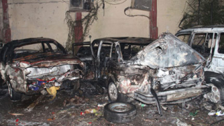 Бомбен атентат беше извършен до полицейска сграда в Дамаск