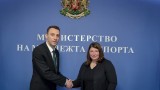 Министър Пешев прие Станка Златева на среща