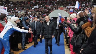 130 хиляди души подкрепиха Путин на стадион „Лужники”