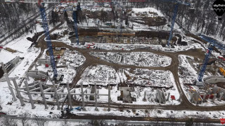 Работата по изграждането на стадиона на ЦСКА не спира а