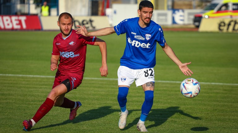 Спартак (Варна) - Септември 1:0 (Развой на срещата по минути)