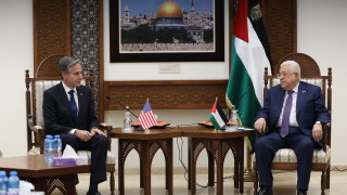 Палестинският президент притиска САЩ да осигурят прекратяване на огъня в Газа