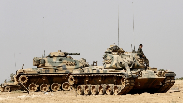 "Ислямска държава" се хвали, че е унищожила два турски танка в Сирия