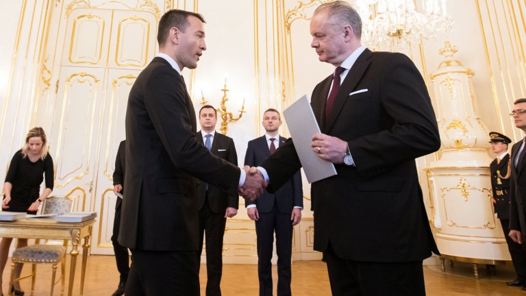 Новият вътрешен министър на Словакия хвърля оставка