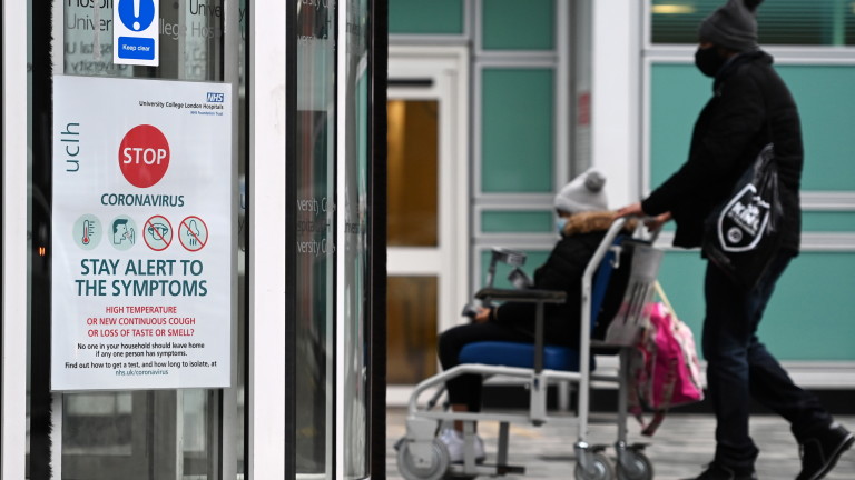 Великобритания счупи рекорда за заразени с коронавируса за 24 часа