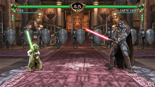 Дарт Вейдър срещу Йода в Soulcalibur IV