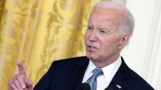 Президентът на САЩ Джо Байдън който преди това беше заразен