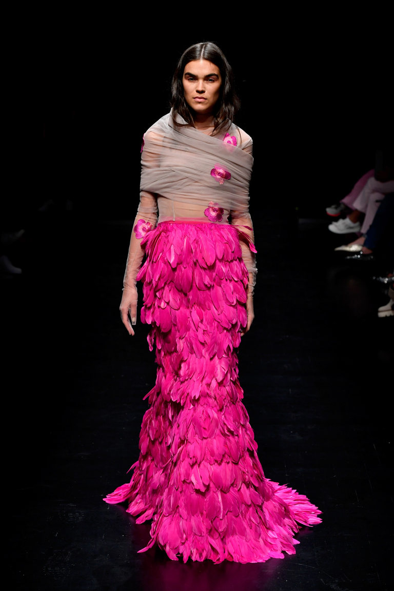 Модел от колекцията на Umit Kutluk, която беше показана на Седмицата на модата в Истанбул