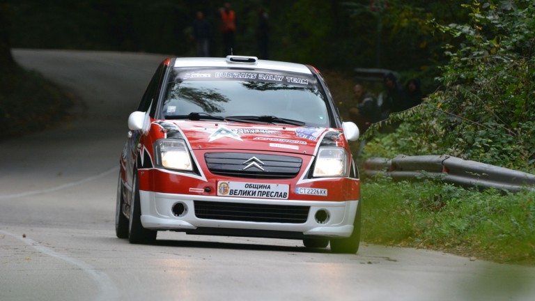 Тихомир Стратиев и Добрин Борисов (Peugeot 208 R2) спечелиха предпоследния