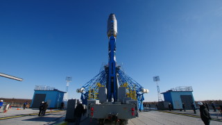 Изстрелването на руския космически кораб Союз който трябваше да превози