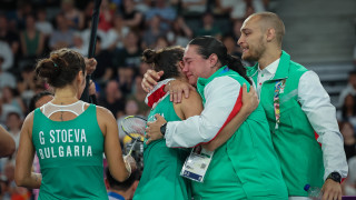 Трикратните европейски шампионки на двойки жени Стефани Стоева и Габриела