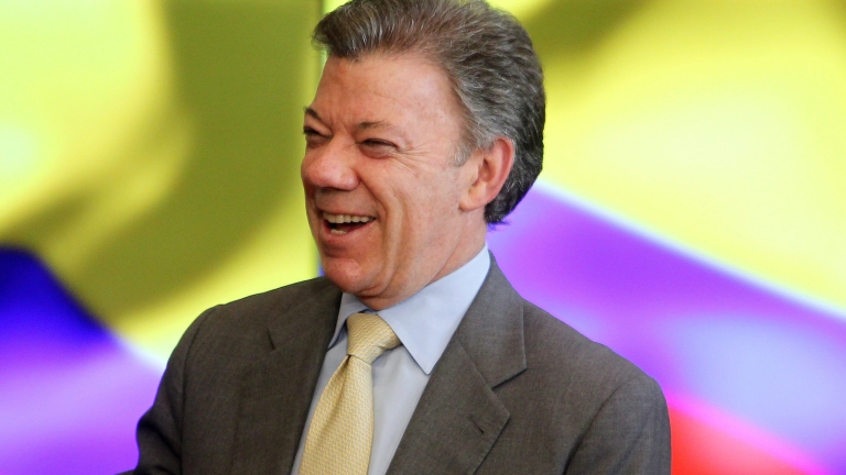 Сантос посвети наградата на народа на Колумбия