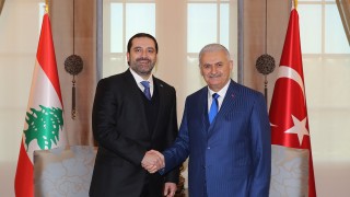 Ливанският премиер задълбочава отношенията с Турция Турският премиер Бинали Йълдъръм