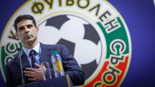 Новият президент на Българския футболен съюз Георги Иванов Гонзо се появи