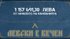 "Сините" отчетоха сериозни приходи от "Левски е вечен"