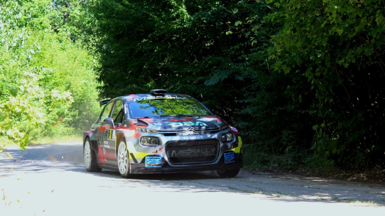 Шуменският екипаж Мартин Сурилов и Здравко Здравков (Citroen C3 Rally