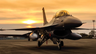 Американски изтребител F 16 се разби във водите край западния бряг