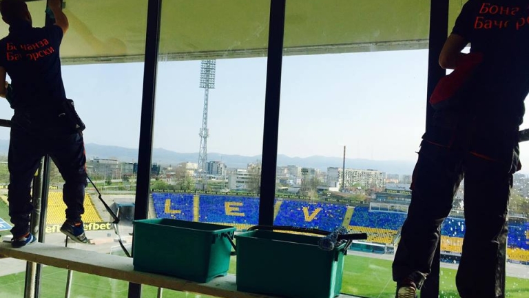 Левскарите с последни приготовления за дербито с Лудогорец