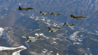 Ескадрила F-16 на САЩ пристигна в Близкия изток