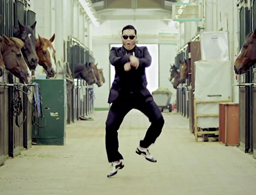 Псай сменя Gangnam Style с Gentleman