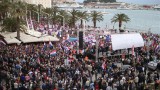 Масови протести срещу Истанбулската конвенция в Хърватия
