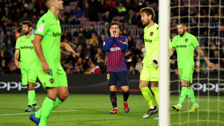 Барселона 3 0 Леванте 90 5′ КРАЙ НА МАЧА Без