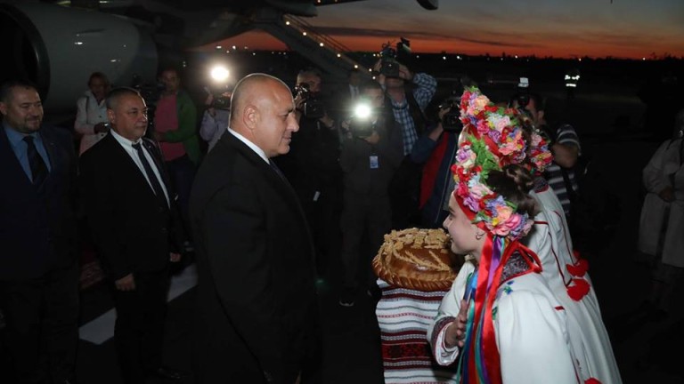 Борисов пристигна на посещение в Украйна 