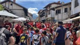 Привърженици на ЦСКА изненадаха приятно любимците си в Банско