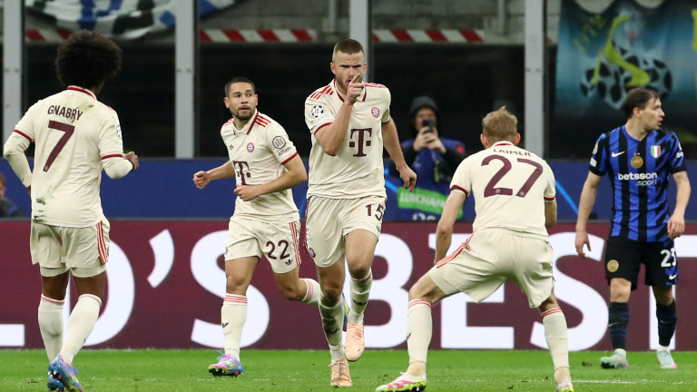 Party after Bayern Munich scores a goal