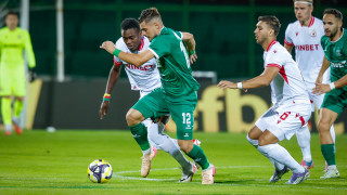 Ботев Враца - ЦСКА: 1:1 (Развой на срещата по минути)