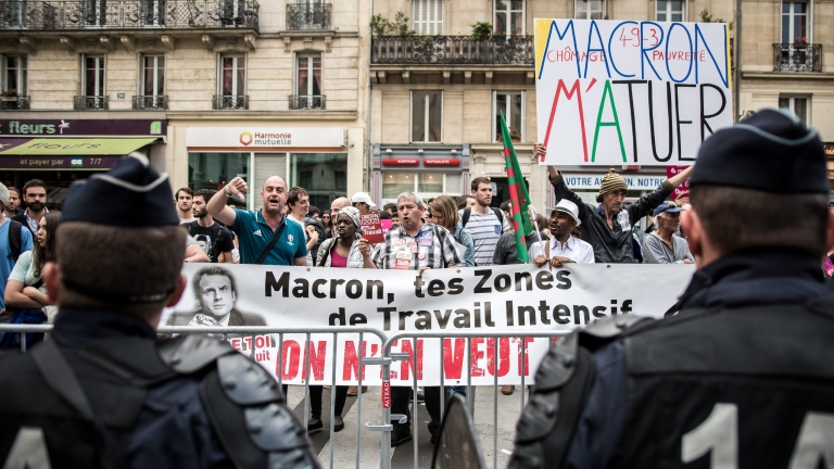 Подновиха протестите срещу трудовата реформа във Франция