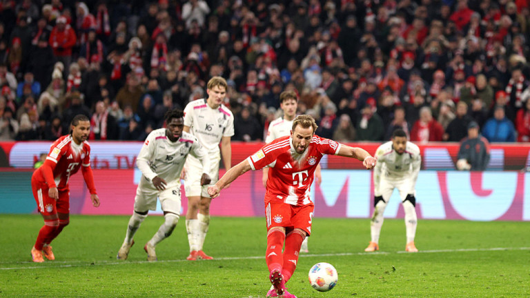 Хари Кейн спаси Байерн от излагация срещу последния