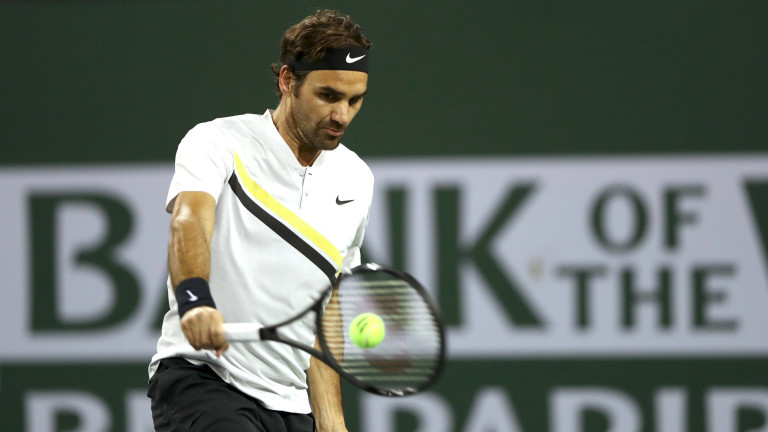 Роджър Федерер запазва първото място при четвъртфинал в Маями