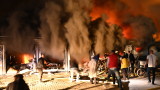 Голям пожар в COVID-центъра в Тетово, има загинали
