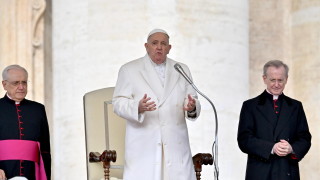 Папа Франциск отново осъди всички войни в сряда дни след