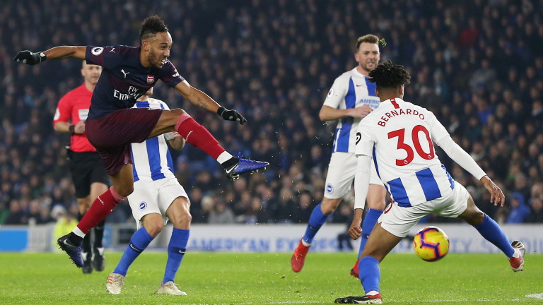 Отборът на Арсенал продължава да изпитва доста трудности при гостуванията