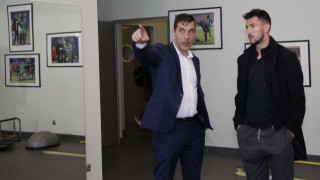 Манолев разгледа базата на Лудогорец